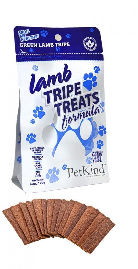 PETKIND Grain Free Lamb Tripe Dog Treats 170g