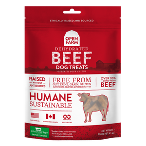Open Farm Dog Dehydrated Beef Treats 4.5 oz