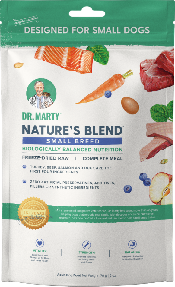 DR MARTY Dog Natures Blend Original Small Breed FD Raw