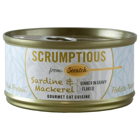 SCRUMPTIOUS Sardines & Mackeral 24/2.8OZ | Cat