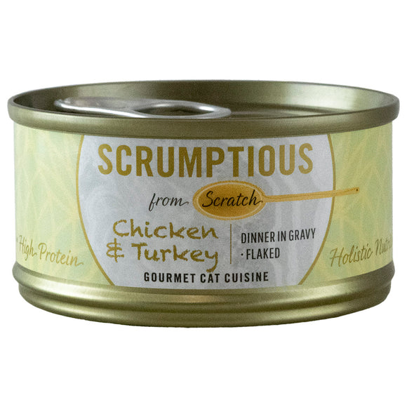 SCRUMPTIOUS Chicken & Turkey 24/2.8OZ | Cat