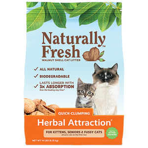 Naturally Fresh Quick-Clump Herbal Attraction Litter 14 lb