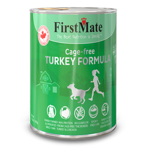 FirstMate Dog LID GF Can Turkey 12/12.2 oz