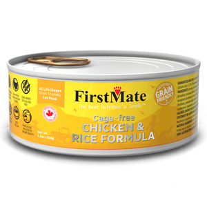 FirstMate Cat Grain Friendly Cage Free Chicken/Rice 24/5.5 oz