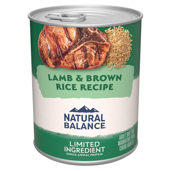 NB Dog LID Lamb & Brown Rice 12/13 oz
