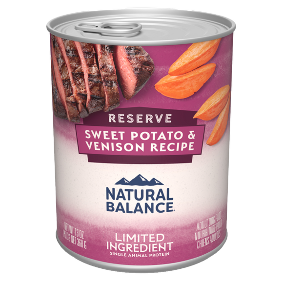 NB Dog LID Sweet Potato & Venison 12/13 oz