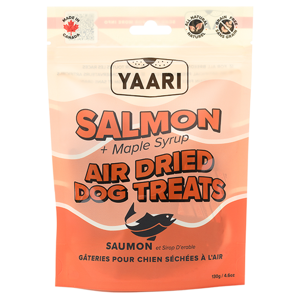 Yaari Dog Treats Air Dried Salmon & Maple Syrup 130g