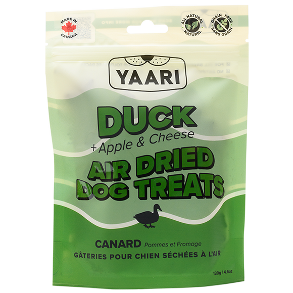 Yaari Dog Treats Air Dried Duck Apple & Cheese 130g