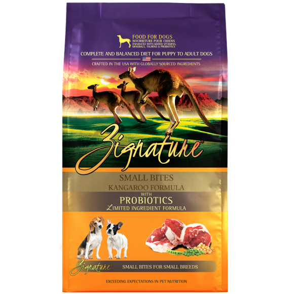 Zignature Dog LID Kangaroo Small Bites
