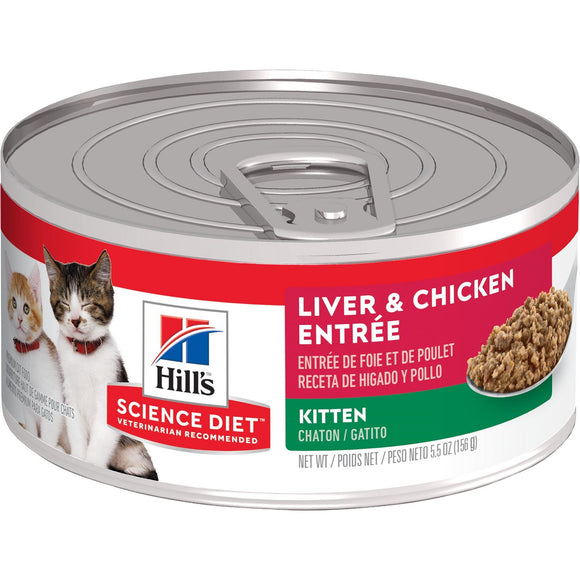Hill's Science Diet Kitten Liver & Chicken Entrée