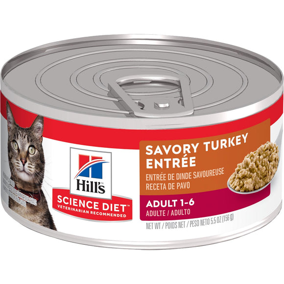Hill's Science Diet Feline Adult Turkey Entrée