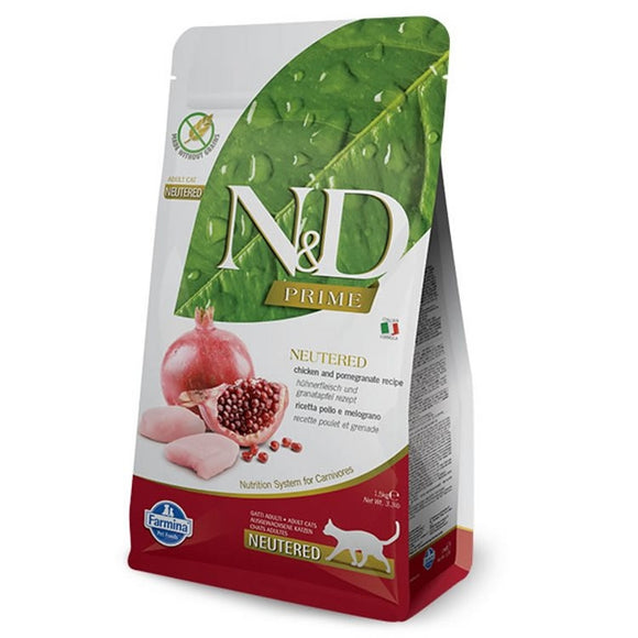 Farmina N&D PRIME Cat Chicken & Pomegranate Neutered
