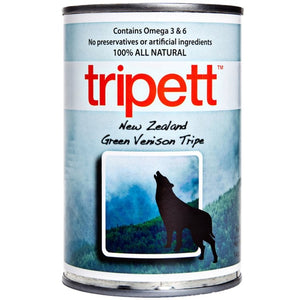 TRIPETT Dog Green Beef Tripe & Venison 12 /396g
