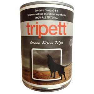 TRIPETT Dog Green Bison Tripe 12/396g