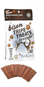 PETKIND Grain Free Bison Tripe Dog Treats - 170g