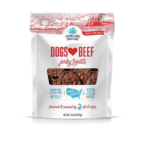 Farmland Traditions Dogs Love Beef Jerky Treats 5oz – Vancouver
