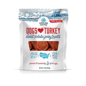 Farmland Traditions - Dogs Love Turkey & Sweet Potato Treats 5oz