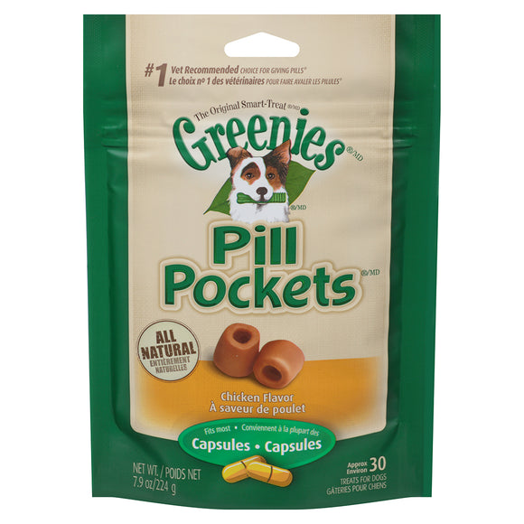 Pill Pockets Chicken 30 Capsules | 7.9OZ