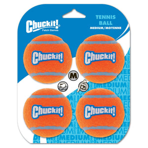 Chuckit! Tennis Balls Medium 4PK | Float