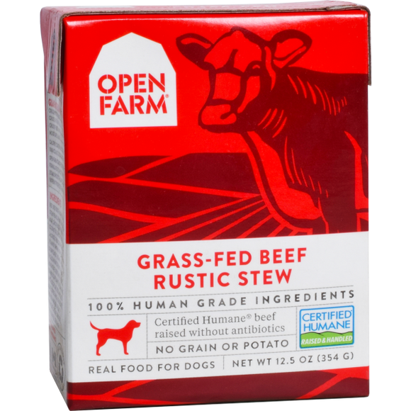Open Farm Dog Beef Rustic Stew 12/12.5 oz