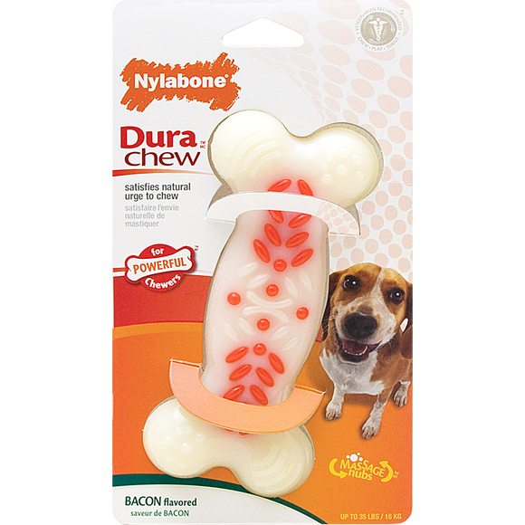 Dura Chew Plus Massage Bone Bacon Wolf