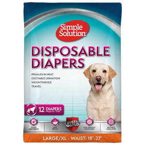 Simple Solution Disposable Diapers L/XL 12 pk