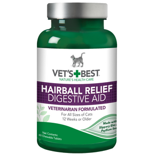Vet's Best Cat Hairball Relief 60 Tab
