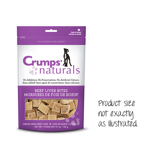 Crumps' Naturals Dog Beef Liver Bites 2.3 oz