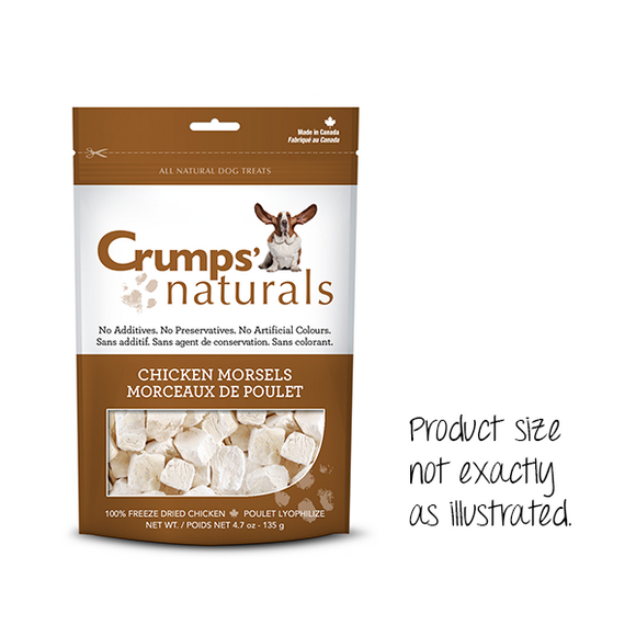 Crumps' Naturals Dog Chicken Morsels 2.3 oz