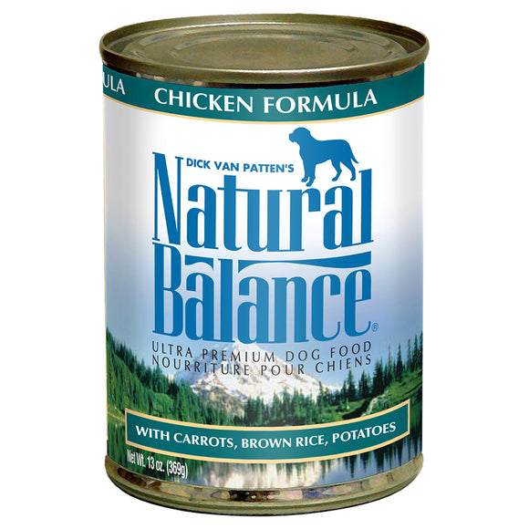 Natural Balance Chicken & Brown Rice 12/13OZ DOG