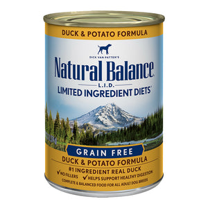 Natural Balance Grain Free Duck & Potato 12/13.2OZ DOG