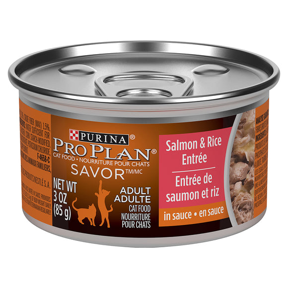 PROPLAN Salmon & Rice Entree in Sauce 24/85GM | Cat