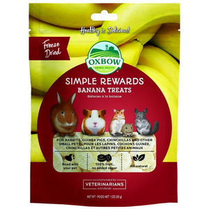OXBOW Simple Rewards Banana Treats 28.4g