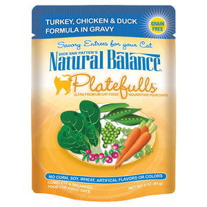 Natural Balance-Turkey, Chicken & Duck in Gravy 3oz | Cat