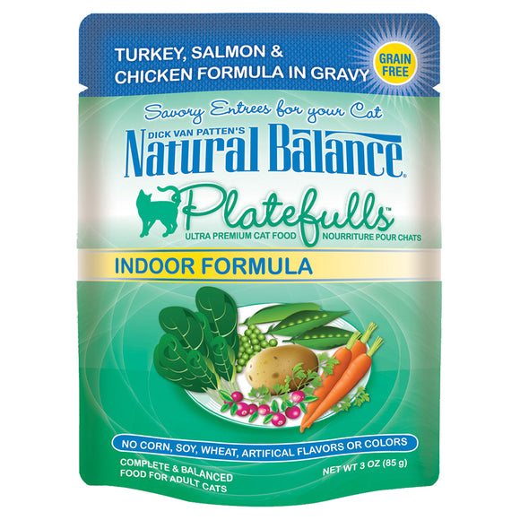 Natural Balance-Indoor Turkey & Salmon in Gravy 3oz | Cat