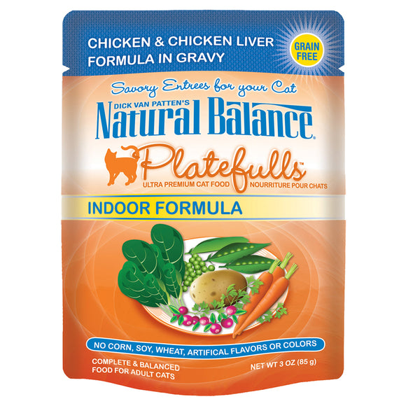 Natural Balance-Indoor Chicken & Liver in Gravy 3oz | Cat