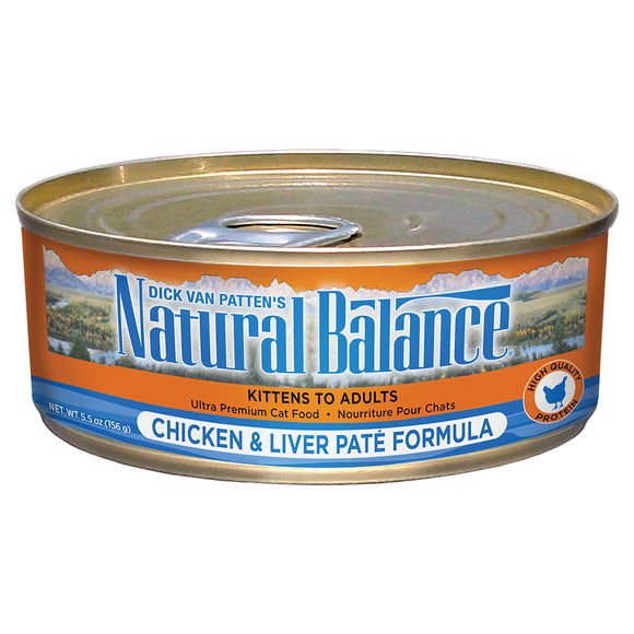 Natural Balance-Chicken & Liver Pate 5.5oz | Cat
