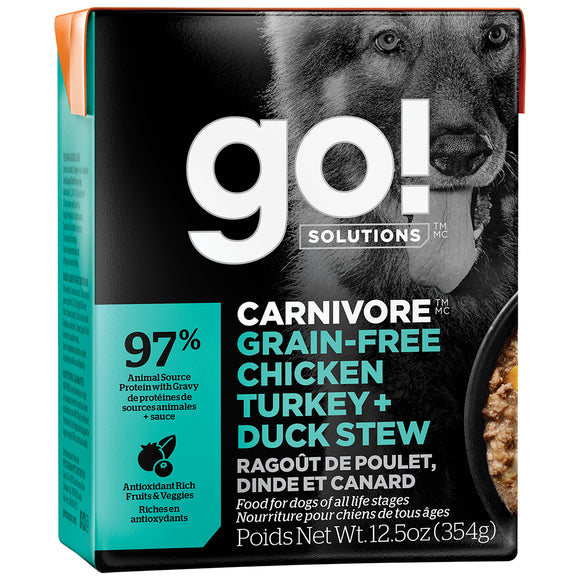 GO! Carnivore Chicken, Turkey & Duck 12/12.5OZ