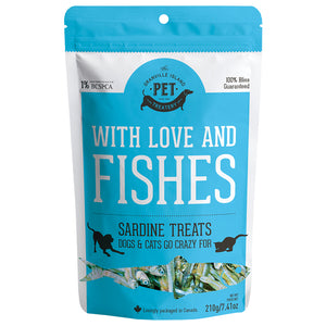 With Love & Fishes Sardine Treats 210GM