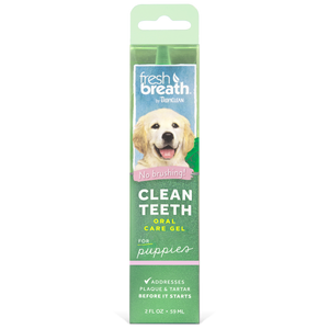 TropiClean Fresh Breath Clean Teeth Gel for Puppies 2 oz