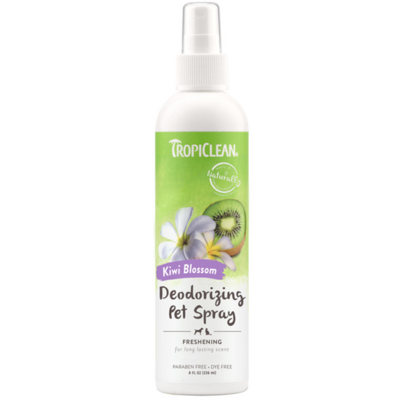 TropiClean Deodorizing Spray Kiwi Blossom 8 oz