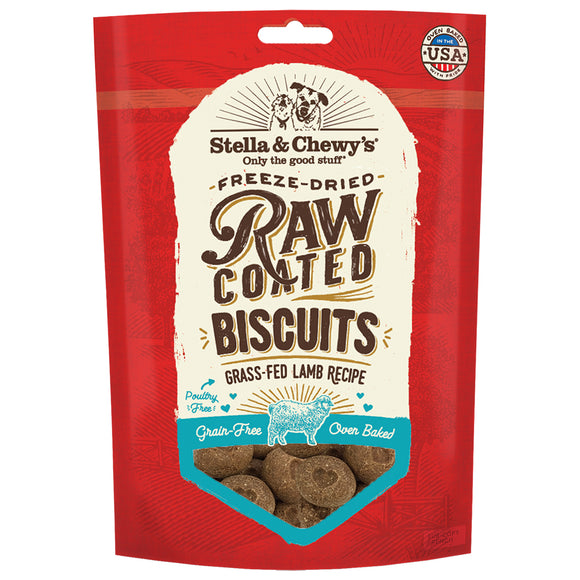 Stella & Chewy's-SC FD Raw Coated Biscuits Lamb 9OZ