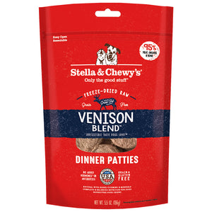 Stella & Chewy's FD Dinner Patties Venison Blend