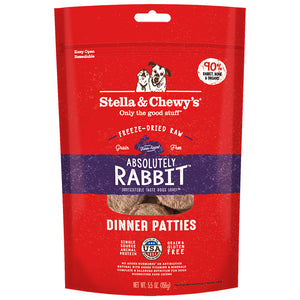 Stella & Chewy's FD Dinner Patties Absolutely Rabbit