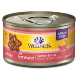 WELLNESS Gravies Salmon Entree Bits in Gravy 5.5oz | Cat