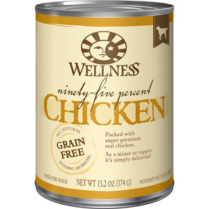 WELLNESS 95% Chicken Mixer or Topper 12/13.2OZ