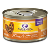 WELLNESS SlicedChicken Entree Cuts in Gravy 24/3OZ | Cat