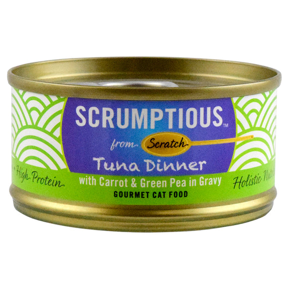 SCRUMPTIOUS Red Meat Tuna with Carrots & Peas 24/2.8OZ | Cat