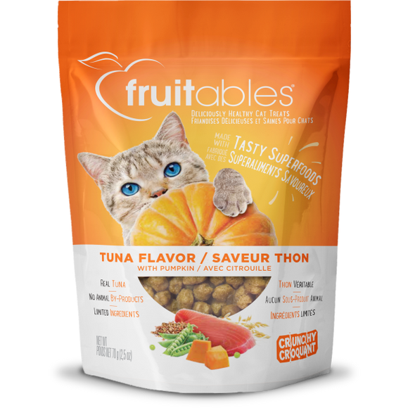 Fruitables Cat Crunchy Treats Tuna & Pumpkin 70 g