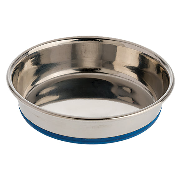Rubber Bonded Stainless Steel Dish 8OZ | Cat